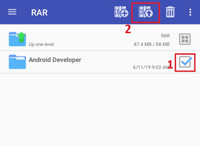 Zip and Unzip File on Android