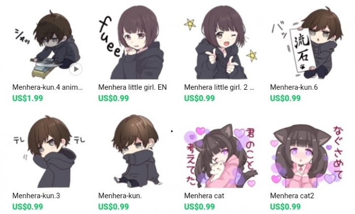 Menhera-kun.2 – LINE stickers, LINE STORE