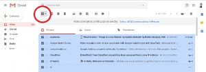 how to delete email in gmail at once