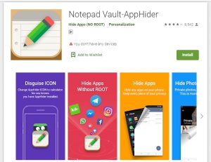 hide apps on android